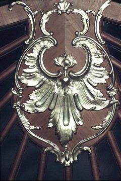 Detail: Rocaille über den Türen der Nordwand, Aufn. Cürlis, Peter, 1943