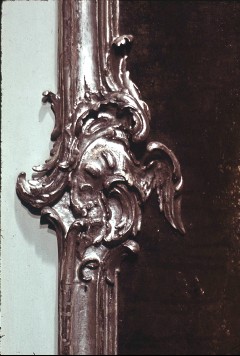 Detail: geflügelte Rocaille in der Mitte unten, Aufn. Cürlis, Peter, 1943
