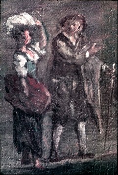Ausschnitt: zwei Staffagefiguren, Aufn. Cürlis, Peter, 1943/1945