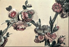 Detail: Blumen in der Nordwestecke, oben, Ausschnitt, Aufn. Cürlis, Peter, 1943/1945