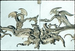 Detail der Ostwand: mit einem Drachen streitender Kranich, Aufn. Cürlis, Peter, 1943