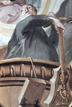Die Weltmission des Benediktinerordens, Detail: Missionar, Aufn. Müller und Sohn, 1943/1945