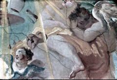 Die heilige Dreifaltigkeit, Detail: Engel, Aufn. Müller und Sohn, 1943/1945