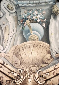 Eckdetail mit Blumenvase, 1943/1945