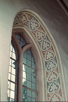 Fensterlaibung mit Palmettendekor, Aufn. Tröger, Rudolf, 1943/1945