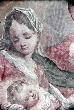 Detail, Maria mit dem Kind, 1943/1945
