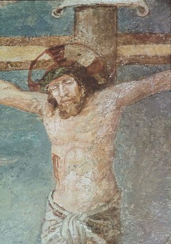 Detail: Christus am Kreuz, Aufn. Leon, Rudolf, 1943/1945