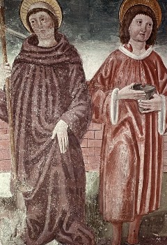Detail: Heilige Egidius und Vitus, Aufn. Leon, Rudolf, 1943/1945