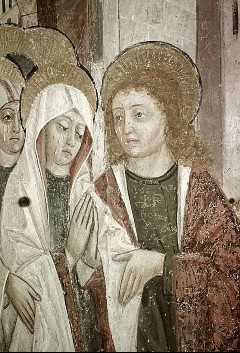Detail: Maria mit dem Heiligen Johannes dem Evangelisten, Aufn. Leon, Rudolf, 1943/1945
