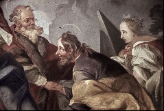Detail: der Heilige Josef und der Heilige Zacharias, Aufn. Weizsäcker, Ralph, 1943/1945