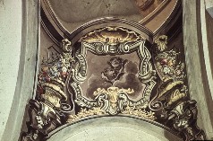 Detail: ornamentale Bildrahmung mit Putten, Aufn. Weizsäcker, Ralph, 1943/1945