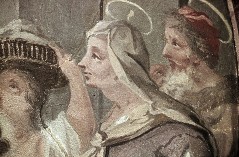 Detail: die Heilige Anna und der Heilige Joachim, Aufn. Weizsäcker, Ralph, 1943/1945