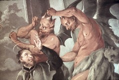 Detail: Heiliger Priester und zwei Dämonen, Aufn. Weizsäcker, Ralph, 1943/1945
