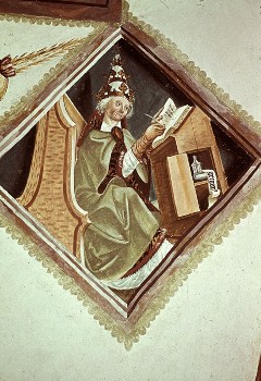 Detail: Kirchenvater Papst Gregor der Große, Aufn. Leon, Rudolf, 1943/1945