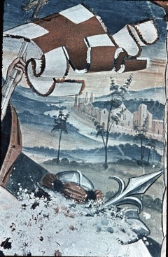 Detail: Fahne Christi, Aufn. Leon, Rudolf, 1943/1945