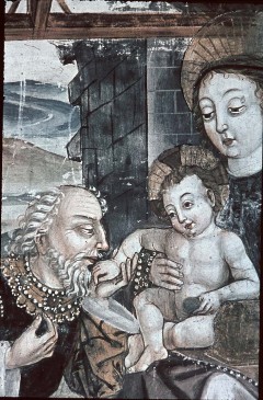 Detail: Maria mit Jesuskind und Balthasar, Aufn. Leon, Rudolf, 1943/1945