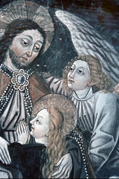 Detail: Christus, Maria und Engel, Aufn. Leon, Rudolf, 1943/1945