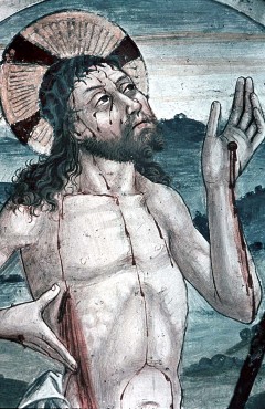 Detail: Christus mit den Wundmalen als Fürbitter, Aufn. Leon, Rudolf, 1943/1945