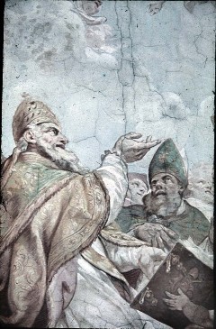 Detail: Papst und Bischof, Aufn. Weizsäcker, Ralph, 1943/1945