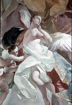 Detail links: Engel unterhalb von Elias, 1943/1945