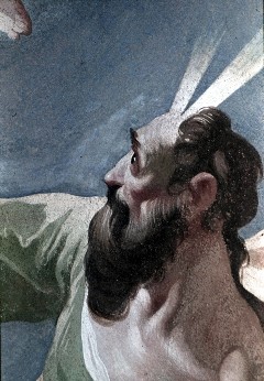 Detail rechts: Moses, Kopf, 1943/1945