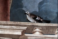 Detail: Wildvogel auf der Balustrade, Aufn. Halewicz, Julius, 1944