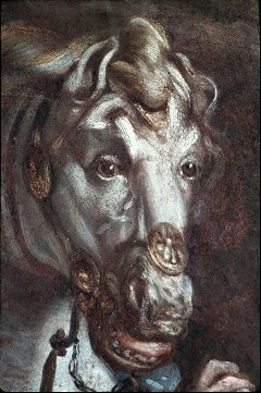 Detail: Kopf des Pferdes, Aufn. Halewicz, Julius, 1943