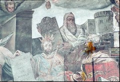Detail: alttestamentarische Figuren am rechten unteren
Bildrand, 1943/1945