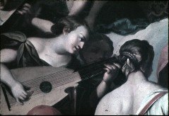 Detail: musizierende Frauengestalten, Aufn. Roden, Bruno von, 1943/1945