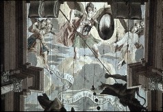 Detail: der Heilige Michael und seine Engel kämpfen gegen
den Teufel, Aufn. Schulze-Marburg, Rudolf, 1943/1944