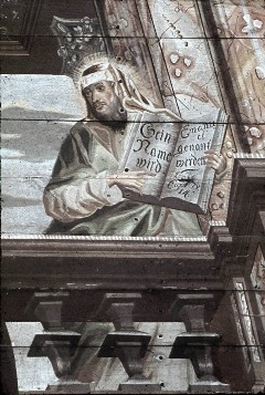 Detail: Prophet Jesaja mit Schrift, Aufn. Schulze-Marburg, Rudolf, 1943/1944