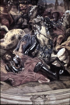 Detail: der vom Pferd gestürzte Saulus und Soldaten, Aufn. Wolff, Paul, 1944