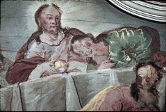 Detail:  Christus und Johannes der Evangelist, Aufn. Wolff, Paul, 1944