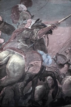Detail: Longinus mit der Lanze, Aufn. Wolff, Paul, 1944