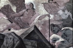 Detail: Christus mit der Siegesfahne schwebend, Aufn. Wolff, Paul, 1944