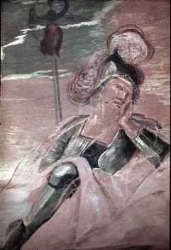 Detail: schlafender Grabwächter, Aufn. Wolff, Paul, 1944
