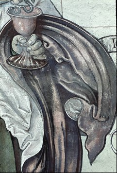 Detail: Hand des Johannes mit Kelch, Aufn. Cürlis, Peter, 1943/1945