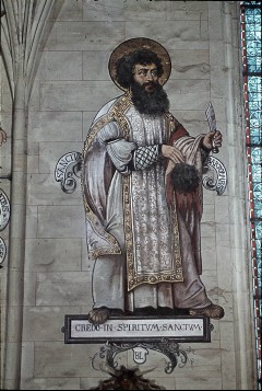 Detail: Apostel Bartholomäus, Aufn. Cürlis, Peter, 1943/1945