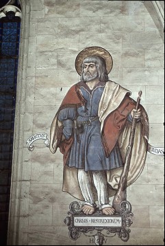 Detail: Apostel Judas Thaddäus, Aufn. Cürlis, Peter, 1943/1945