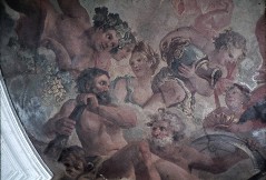 Detail: Bacchus, Ceres, Herkules, Saturn, Ganymed und
weitere Götter, Aufn. Nehrdich, Rolf-Werner, 1943/1945