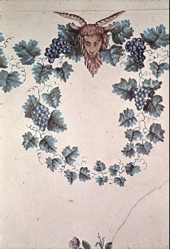 Detail: Aigikranion mit Weinlaubgirlanden, Aufn. Nehrdich, Rolf-Werner, 1943/1945