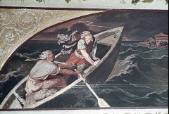 Detail: Tell rettet Baumgarten im Boot  (linke Bildhälfte), Aufn. Nehrdich, Rolf-Werner, 1943/1945