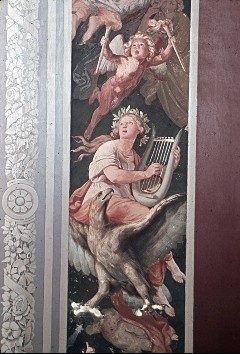 Detail: die Göttin der Phantasie wird auf dem Adler des Zeus
emporgetragen, Aufn. Nehrdich, Rolf-Werner, 1943/1945