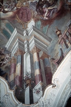 Detail: illusionistische Architektur, Aufn. Müller und Sohn, 1943/1945