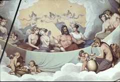 Detail: Amor, Psyche, Jupiter, Juno, Ganymed, Bacchus beim
Mahl, die Grazien tanzen, Aufn. Schmidt-Glassner?, Helga, 1943