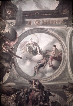 Detail: die Flucht des Aeneas aus Troja und Juno befiehlt
den Winden, die Flotte des Aeneas zu versenken, Aufn. Schmidt-Glassner?, Helga, 1943