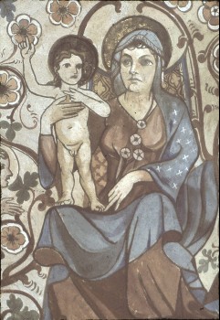 Detail: Maria mit Kind, umgeben von Rosen, Aufn. Schulze-Marburg, Rudolf, 1943/1944
