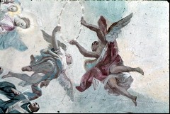 Detail: Engel tragen den Reif mit den 12 Sternen zu Maria,
als Zeichen ihrer Krönung und Aufnahme in den Himmel, Aufn. Schmidt-Glassner, Helga, 1944