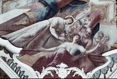 Detail: der Heilige Norbert heilt in Nivelles 1121 ein
besessenes Mädchen, Aufn. Schmidt-Glassner, Helga, 1944