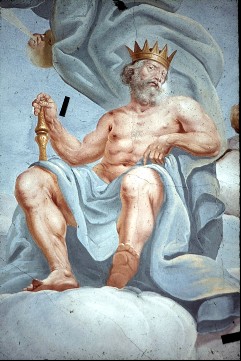 Detail: Zeus auf seinem Wolkenthron, Aufn. Schulze-Marburg, Rudolf, 1943/1944